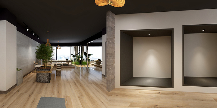 厦门行上空间设计事务所-瑜伽室-装修设计方案