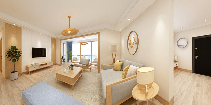 豆伢哥-（二）幸福城A区44栋2单元804杨大-装修设计方案