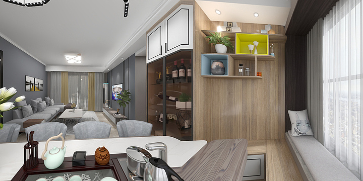 Madly丶Libaby-奥园03户型（四房）-装修设计方案