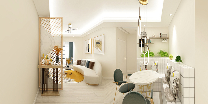 张洁-杭州都市阳光和苑朱先生雅居-装修设计方案