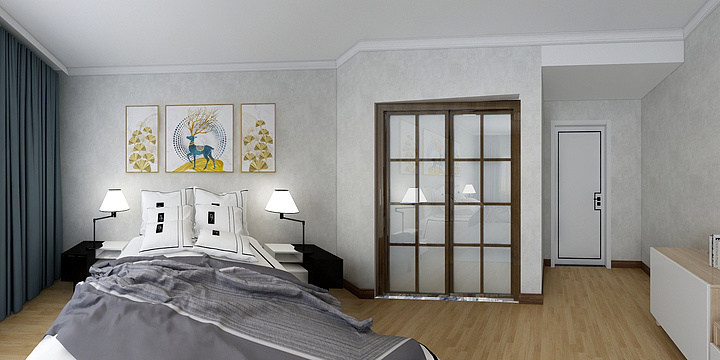 与杉设计工作室-高速时代城 -效果图-副本-装修设计方案