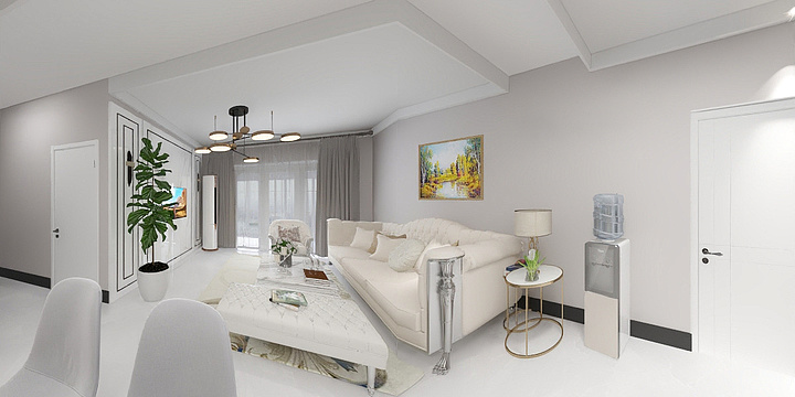 尚美有约-鑫洋蓝广河畔-装修设计方案