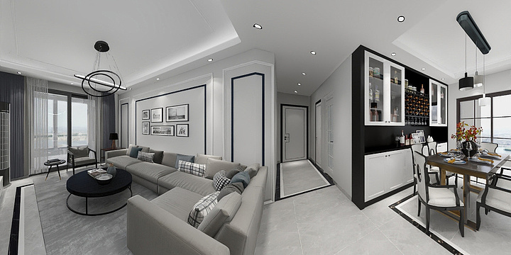 深圳尚品家装饰罗工-幸福城大中华-装修设计方案