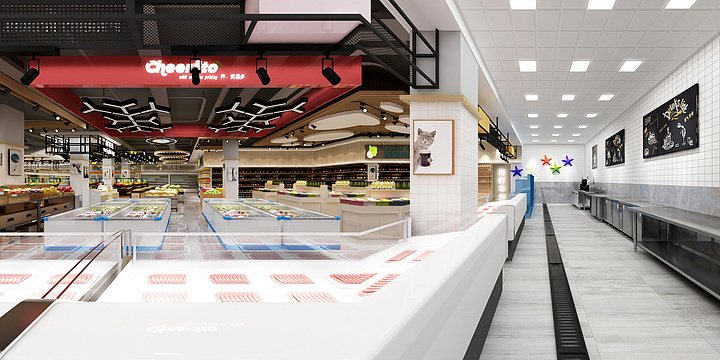 心心香印-临湖路肥东超市6-5-装修设计方案