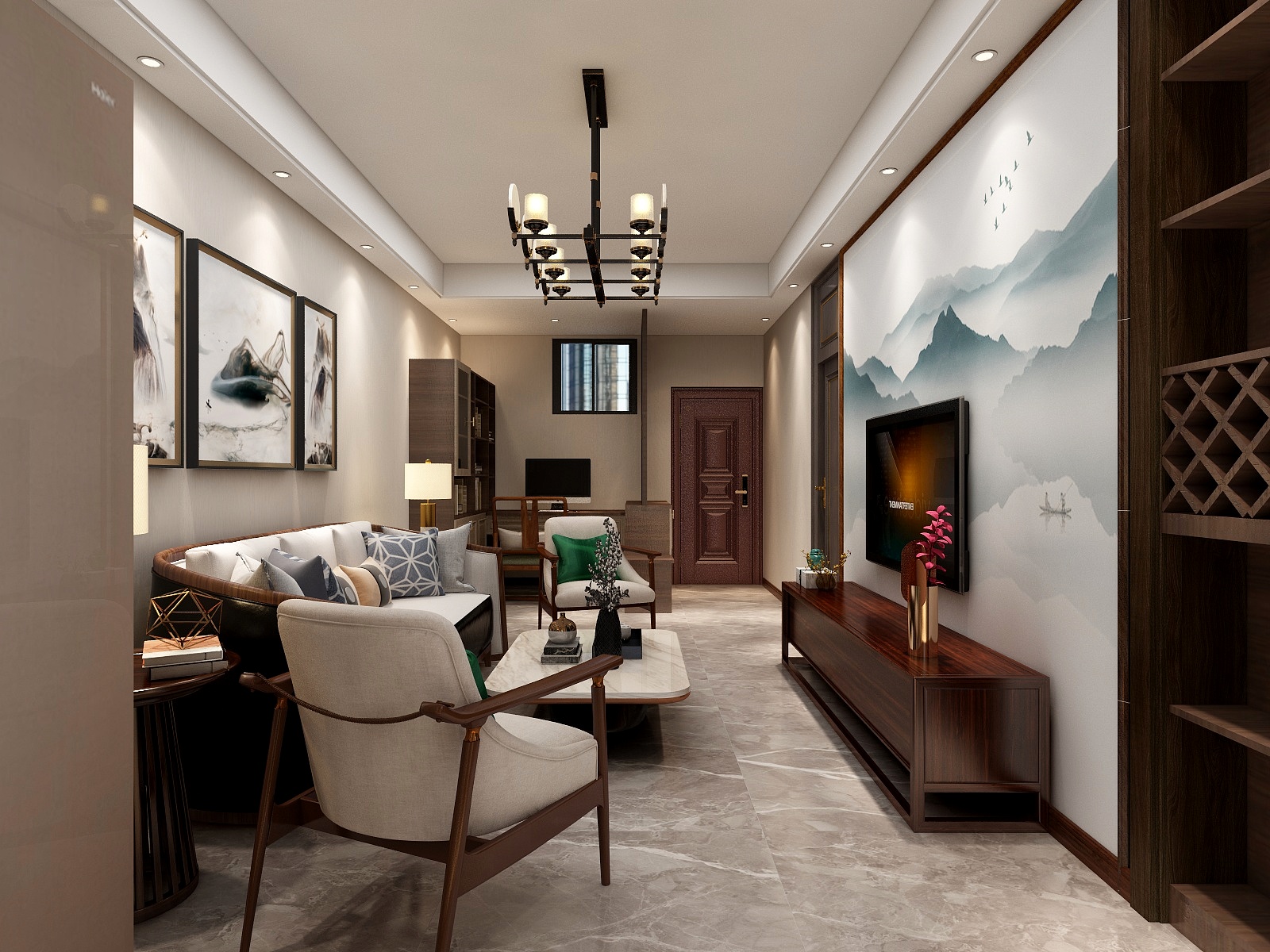 WeM室内设计-光阳星都63㎡2室-装修设计方案