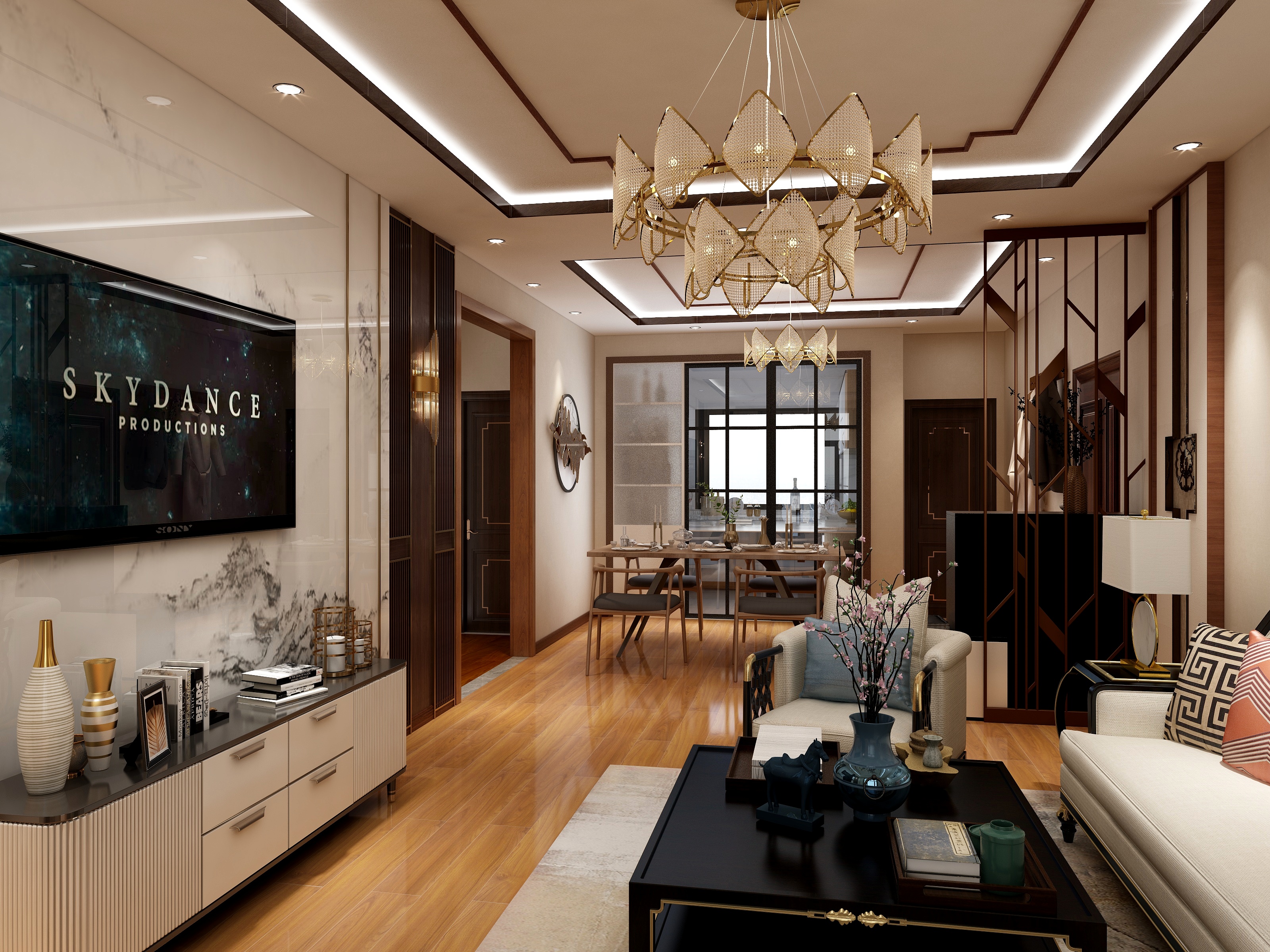 胡俊丽-维多利3号楼新中式-装修设计方案