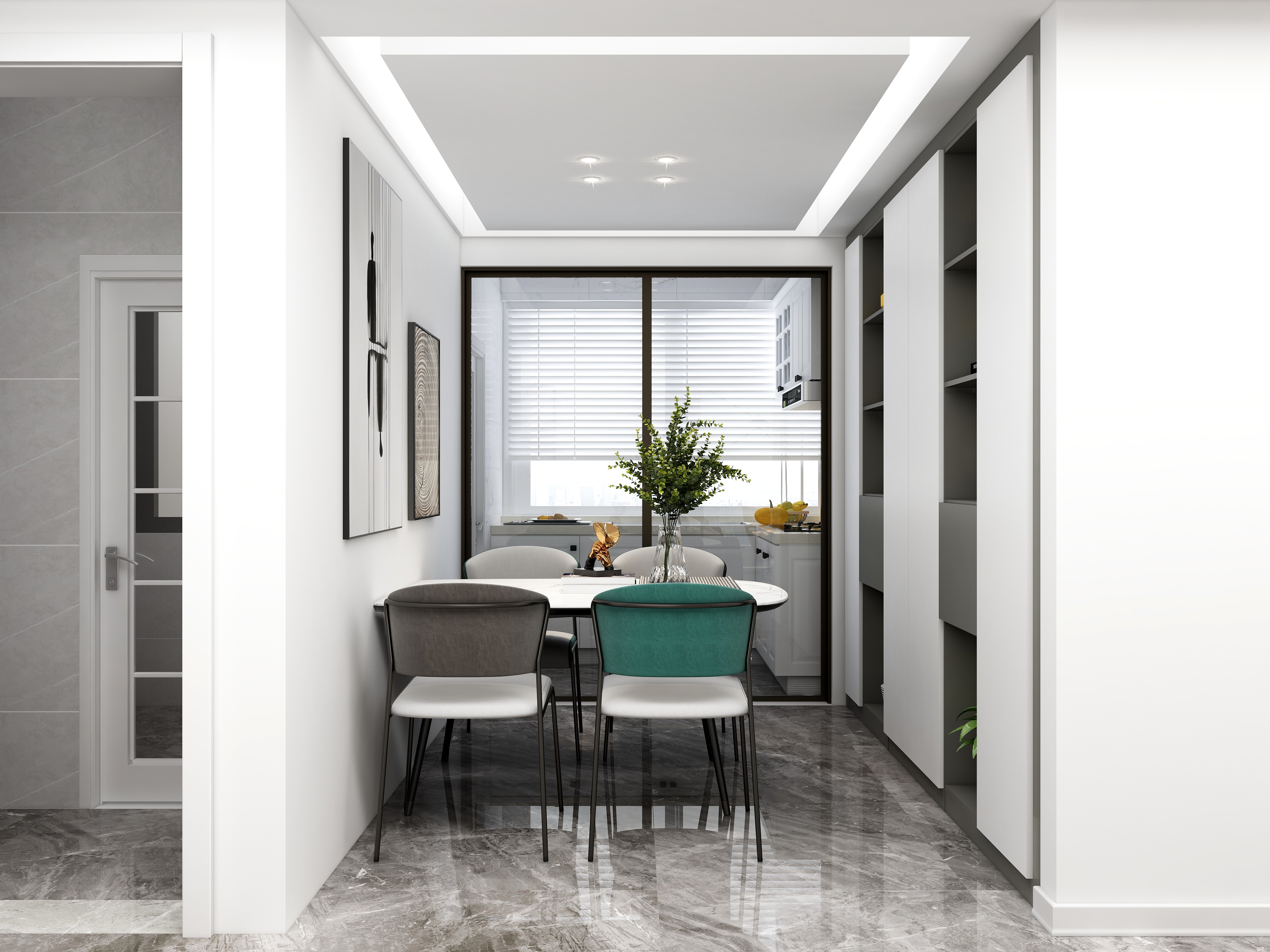 Designer-刘雨晴-御景城9#1803-性冷淡风-副本-装修设计方案