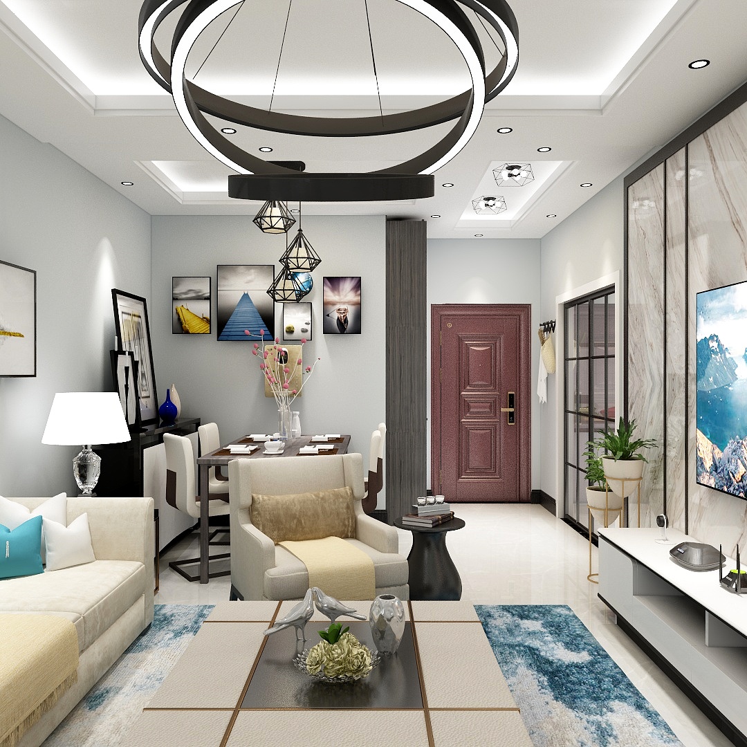 森戈-盛世兰亭108平米-装修设计方案