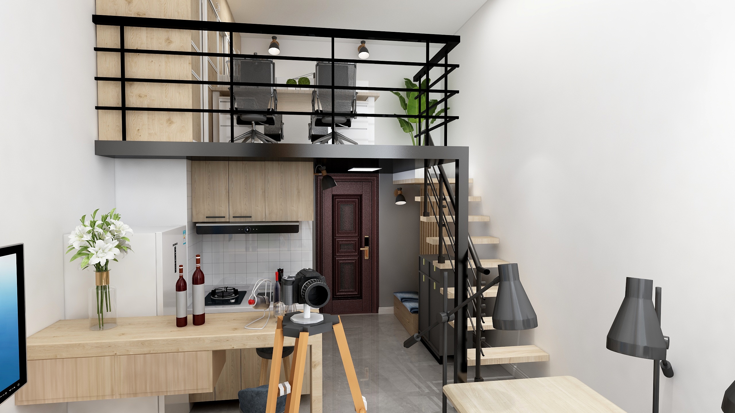 南落柒-39街区办公效果-装修设计方案