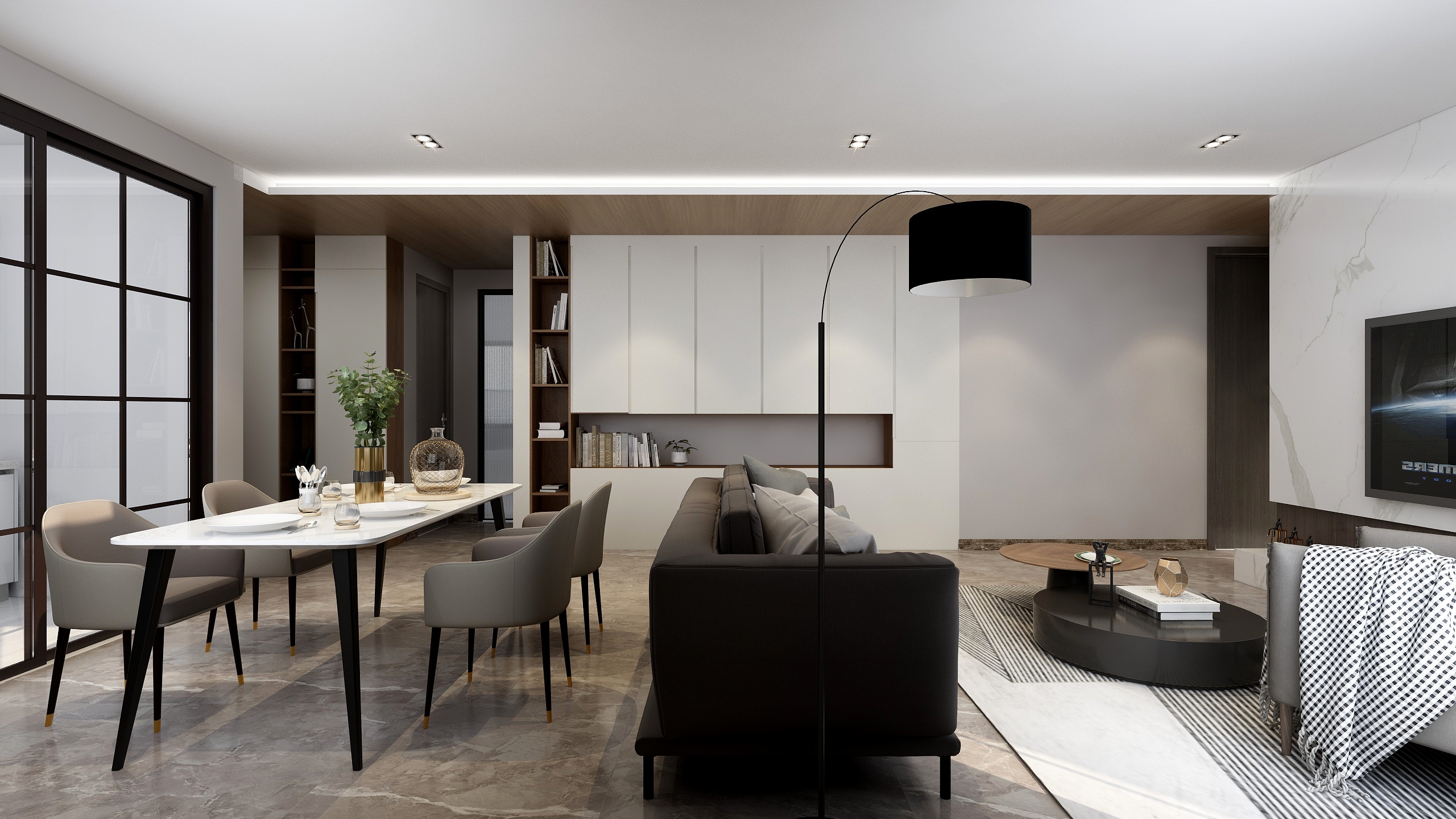 胡玲玲-北部万科城-装修设计方案