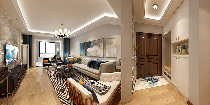 清木183-美式轻奢-装修设计方案