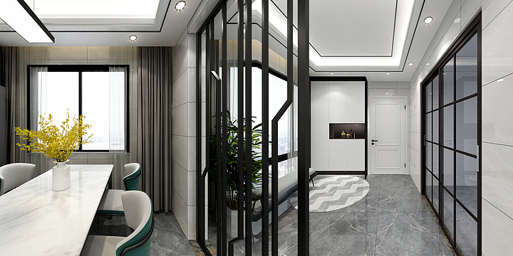 空间装饰设计梁-幸福年华6-1501-装修设计方案