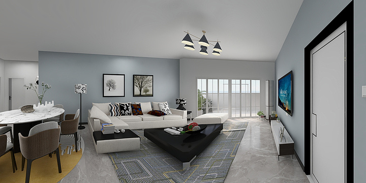 SICK✍-3室一厅-装修设计方案