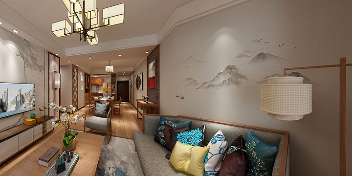 曹斌装饰设计-锦绣新城李叔效果图-副本-装修设计方案