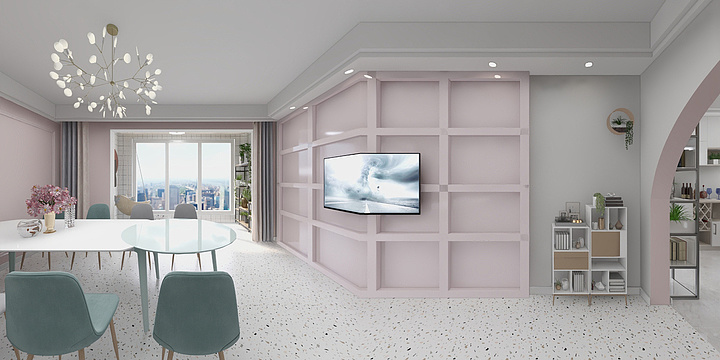 张优平-美容院-装修设计方案