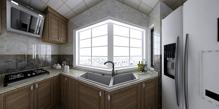 田小宝创作-合景天峻6号楼119㎡新中式富-装修设计方案