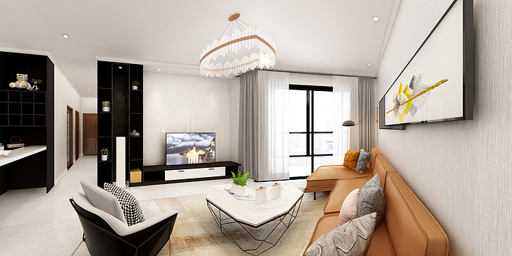 汉宫秋zx-荔湾区花语水岸2栋604-装修设计方案