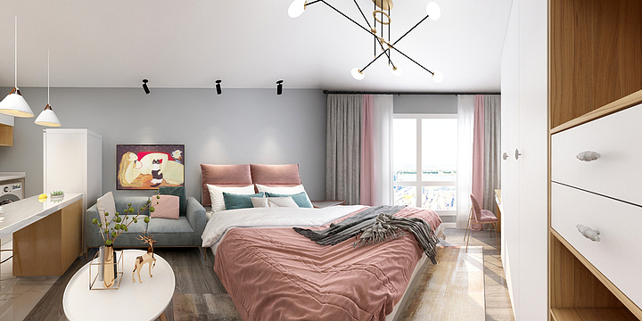 山猫CHARTINGCLUB-公寓出租房设计-装修设计方案