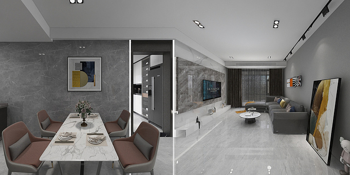 FMD丨-万达公馆丨现代风格-装修设计方案