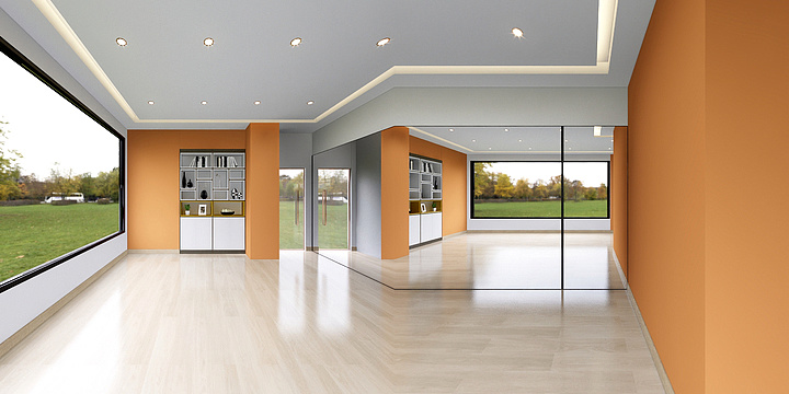 高端设计师小海-初心瑜伽扩建-装修设计方案