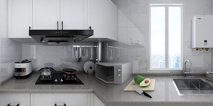 邳州伊宝诺-3-优品饰家水韵汉府13-902橱柜-装修设计方案