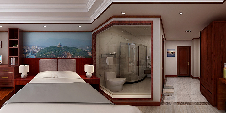 沈箭I5025169656-福鑫酒店客房效果图-装修设计方案
