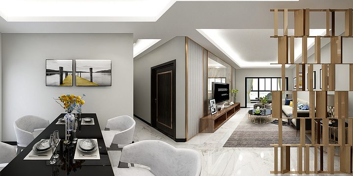 Kråke-幸福城B户型-装修设计方案