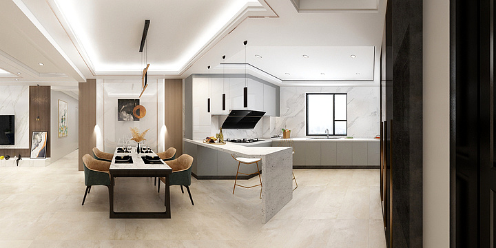 奢匠全屋定制丨青椒整装全案设计-熙和园G6-2-20右-副本-装修设计方案