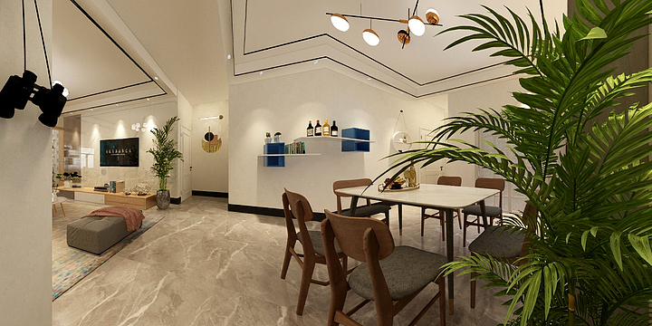 淡定的二-家居改造轻奢风-装修设计方案