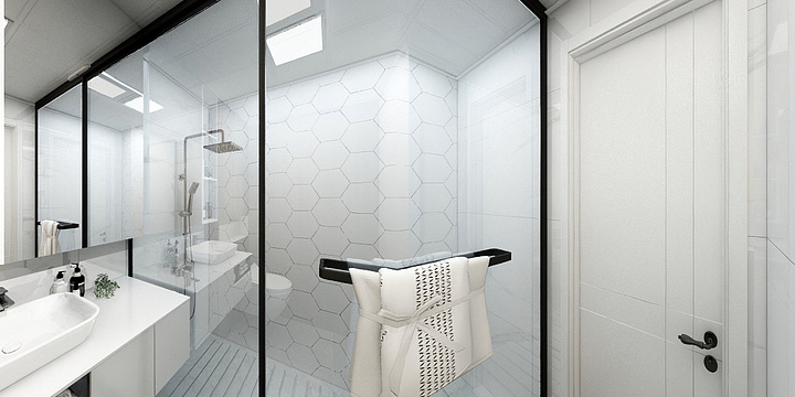 室内空间设计罗强-临港大中间套-装修设计方案