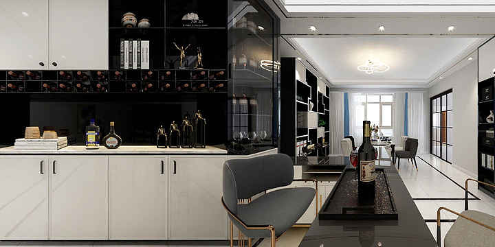 文东亮工作室-御景龙湾-装修设计方案