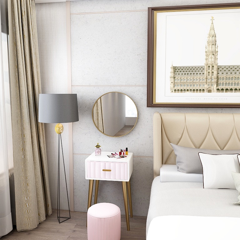 134****5737YHTX-梳妆台单层粉色-装修设计方案