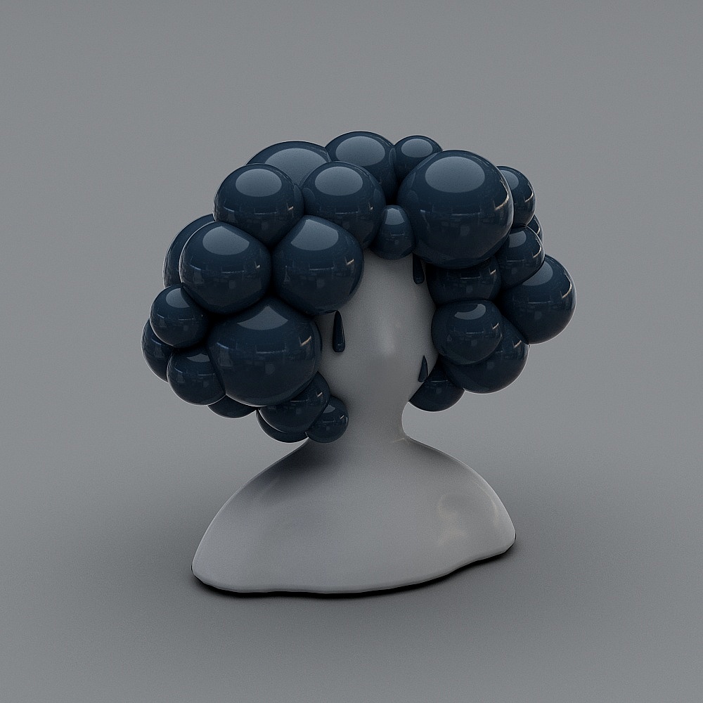 陈设瓷蓝3D模型