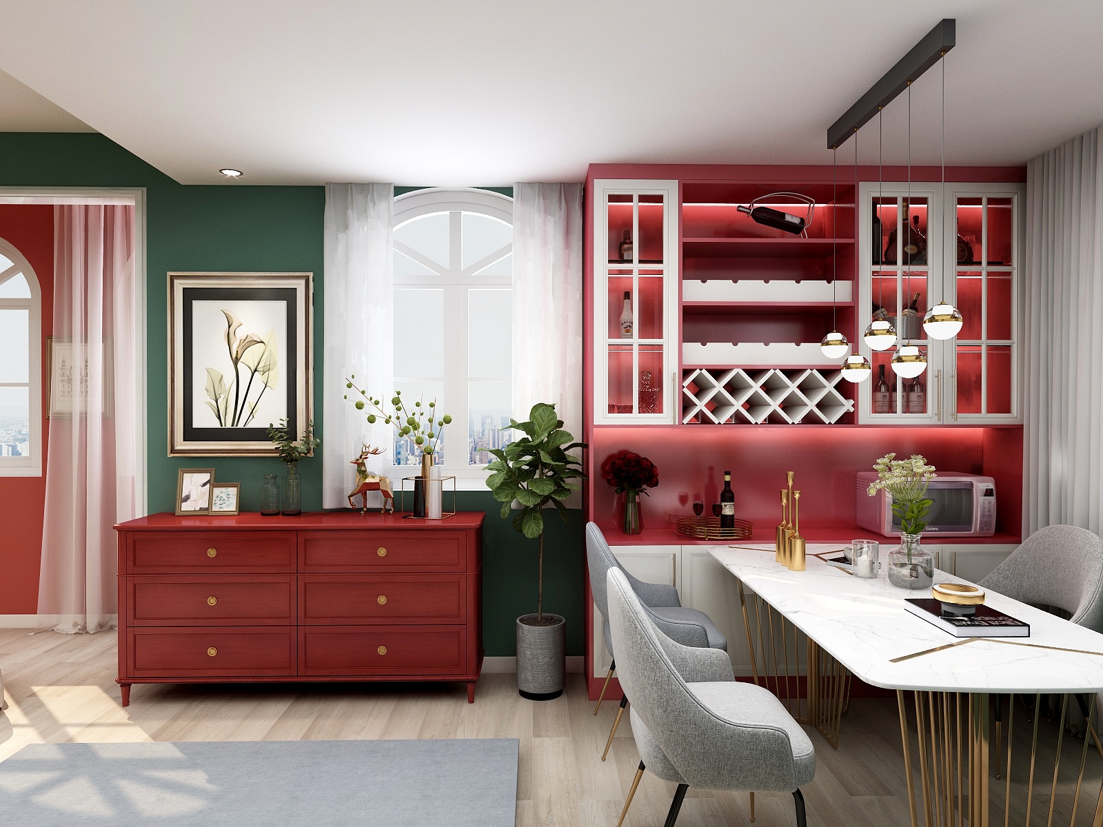 盲点Sunny-瑞和园89.50㎡B户型3室2厅1卫-装修设计方案