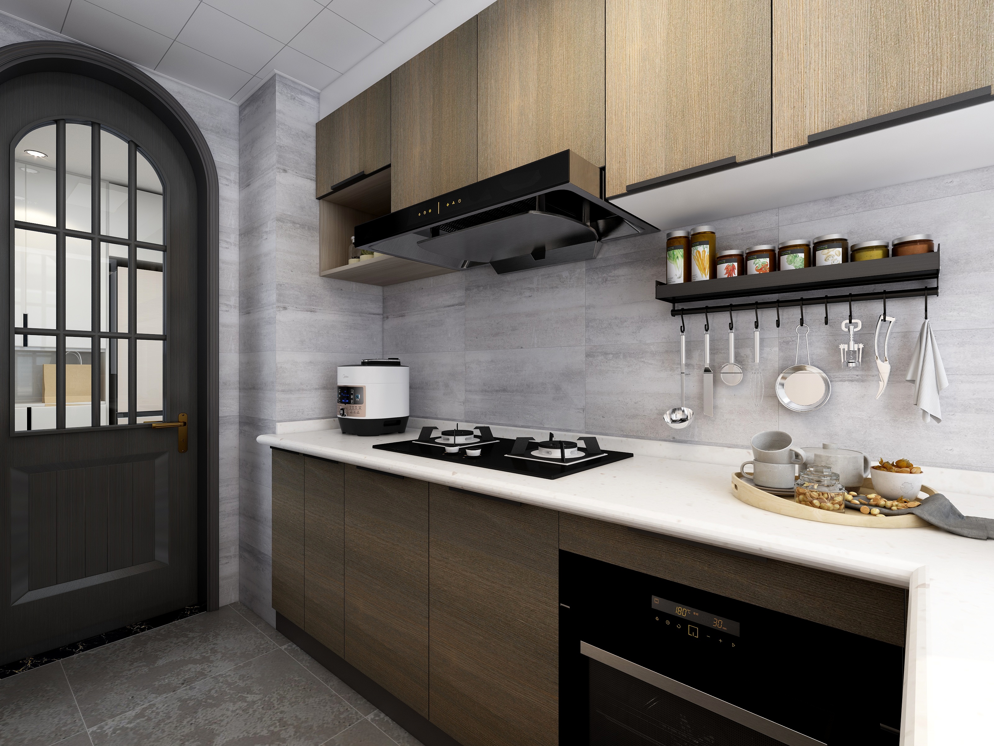 王瑛-质感而温馨的低奢生活装修效果图