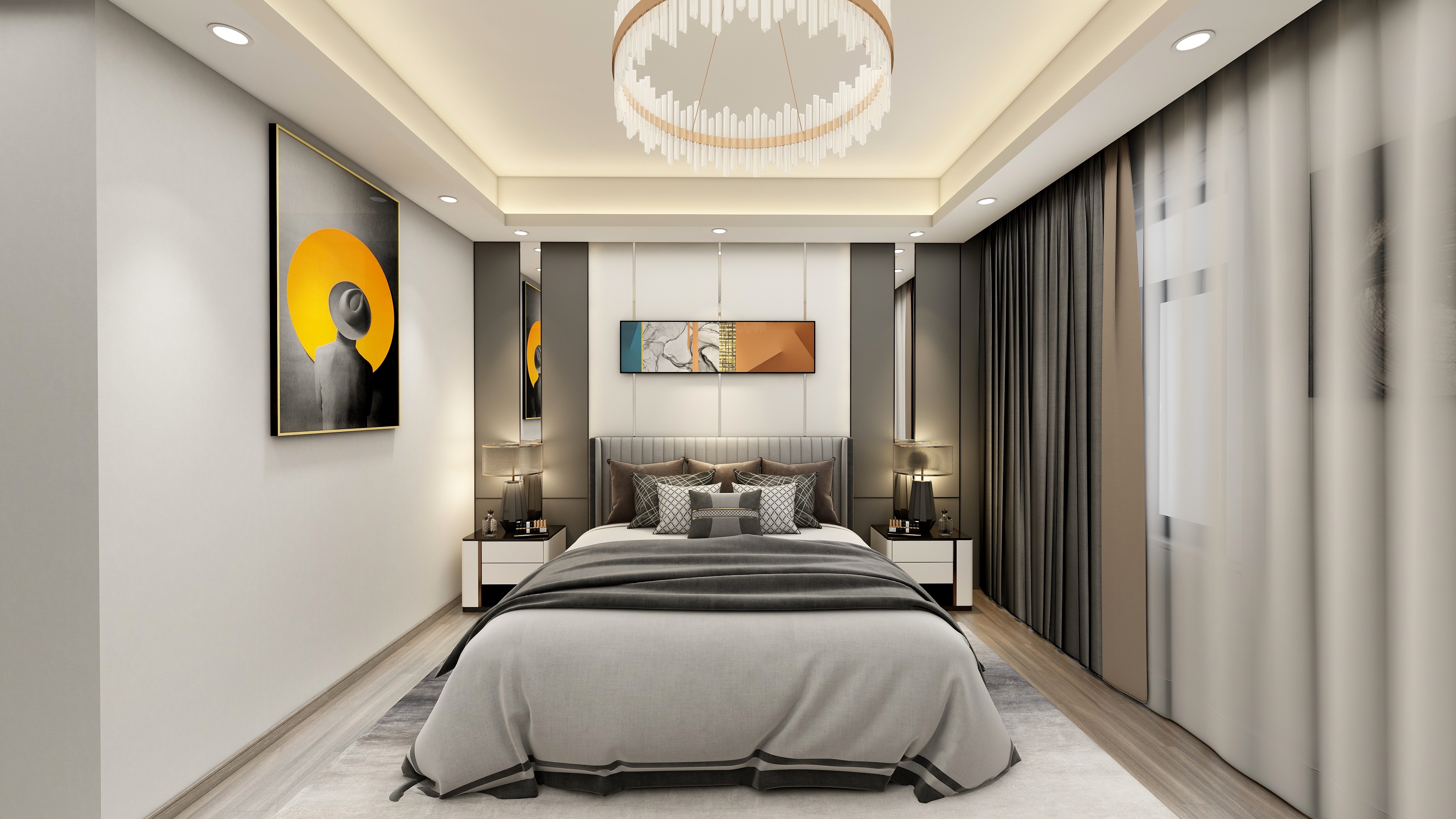 安徽区-宣城-敬亭山君97-101三楼主卧-装修设计方案