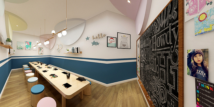 郑宇阳-二三四舞舞蹈学校-装修设计方案