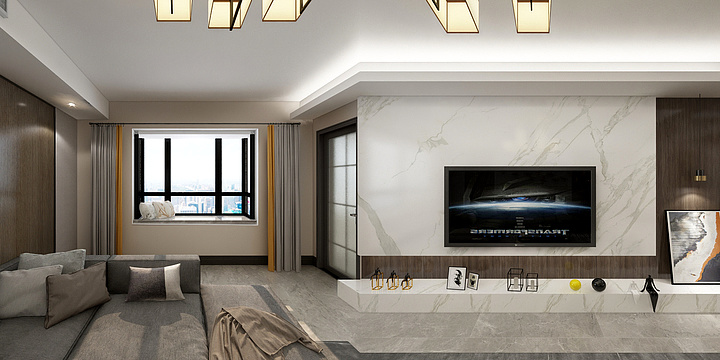 专业室内表现-桃源居27#501室01-装修设计方案