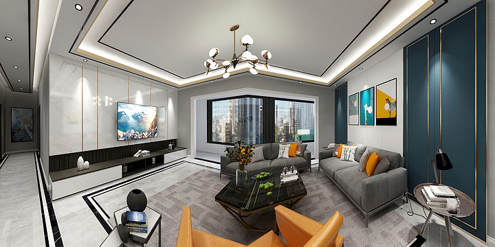 智慧家设计装饰-综保名苑129户型-装修设计方案