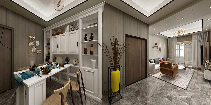 武韶阳-样板间二：3-2-706（最终版）-装修设计方案