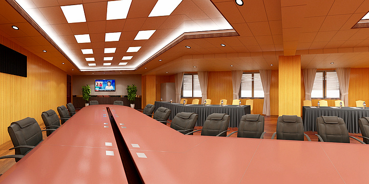 水墨空间设计工作室-会议室-装修设计方案