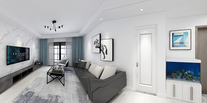 周维设计-华润橡树湾118㎡（简约）-装修设计方案