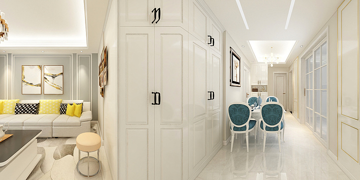 龙居-长城逸府313-502-装修设计方案