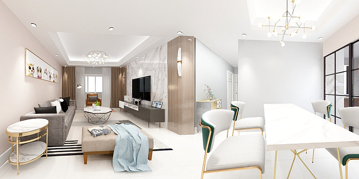 设计师杨佳明-招商樾望-装修设计方案