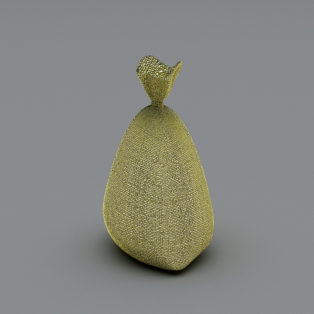端午节纪念物香囊-小3D模型