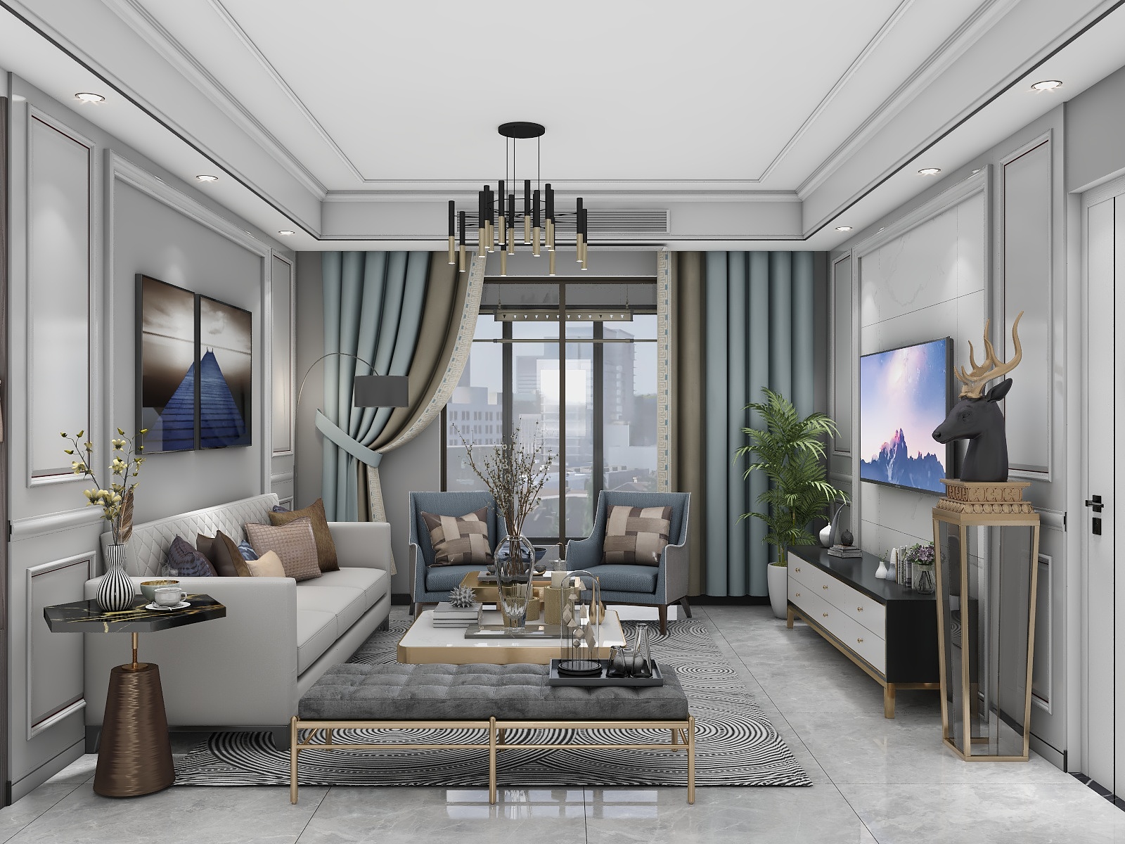 叁柒設計18726878736-锦绣和庄3栋104-装修设计方案