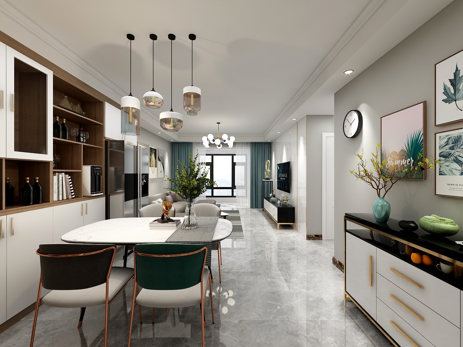 秦工Design-香堤7-1-2004董老师-3版-装修设计方案