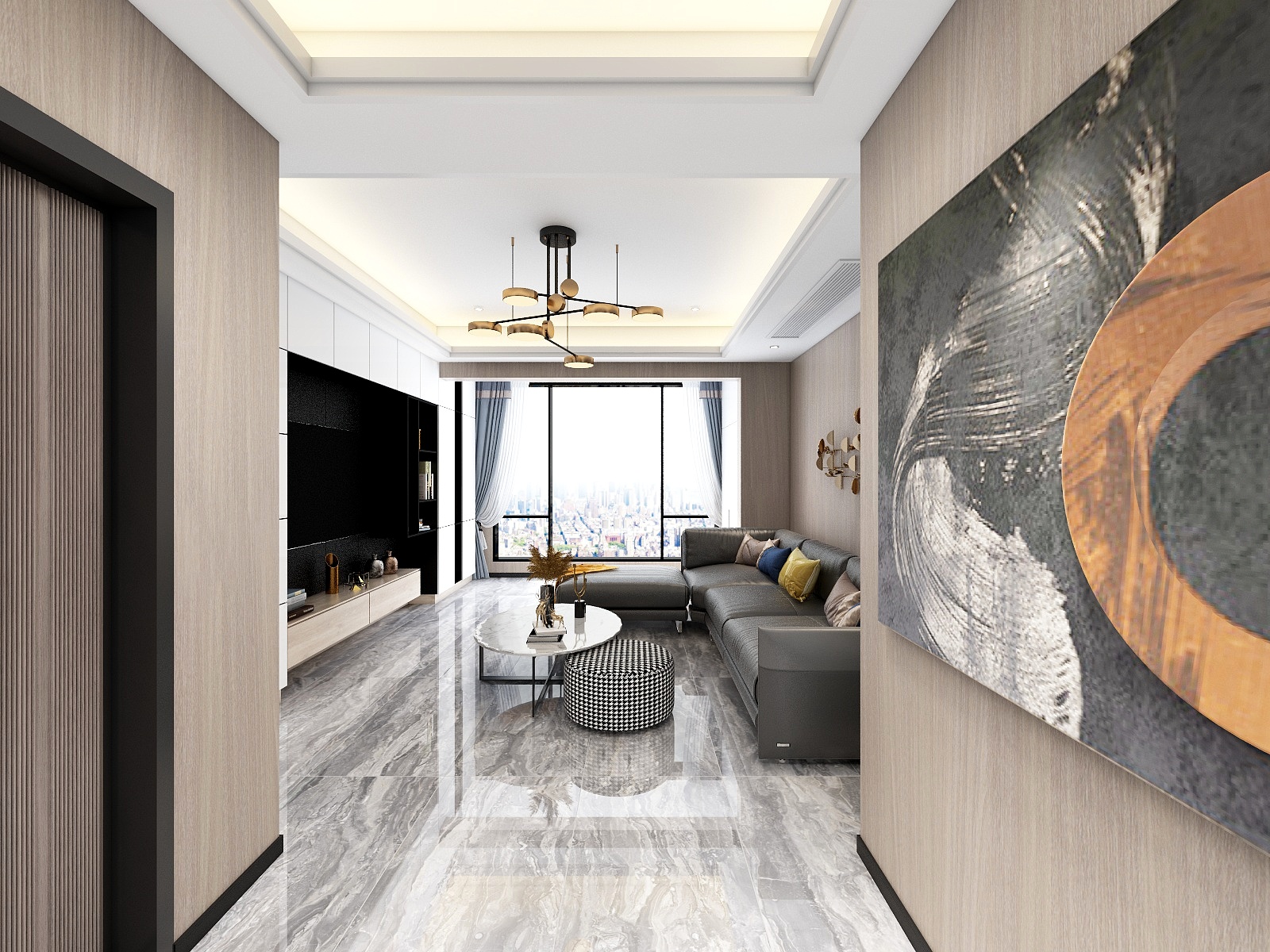 设计师Catherine-龙湾首府41-1402-装修设计方案