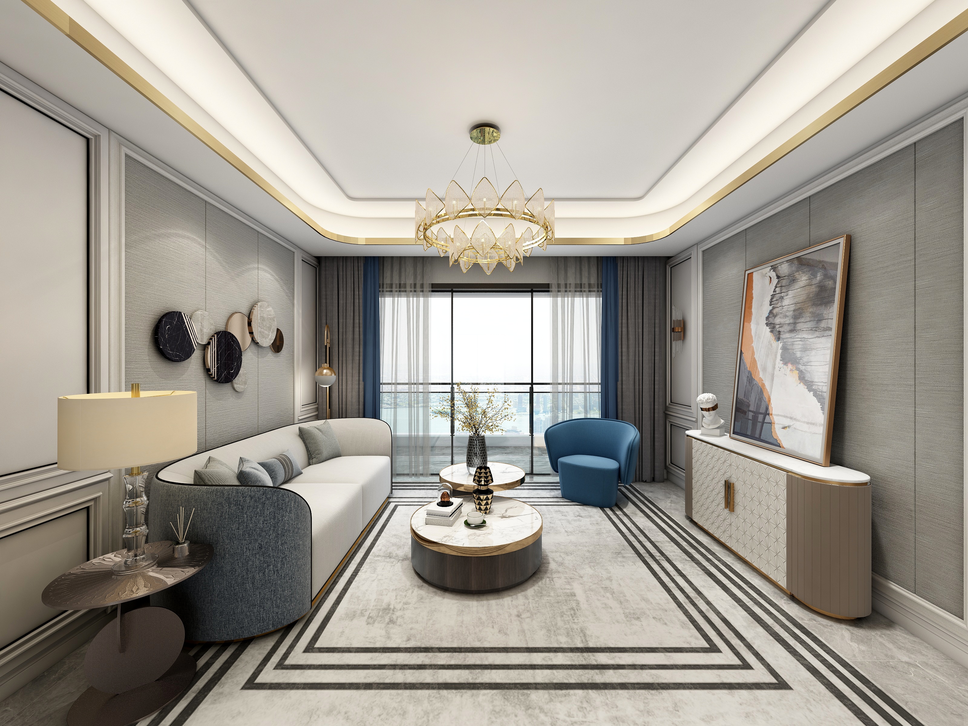 KENINTERIOR-梅亭阁136㎡-装修设计方案