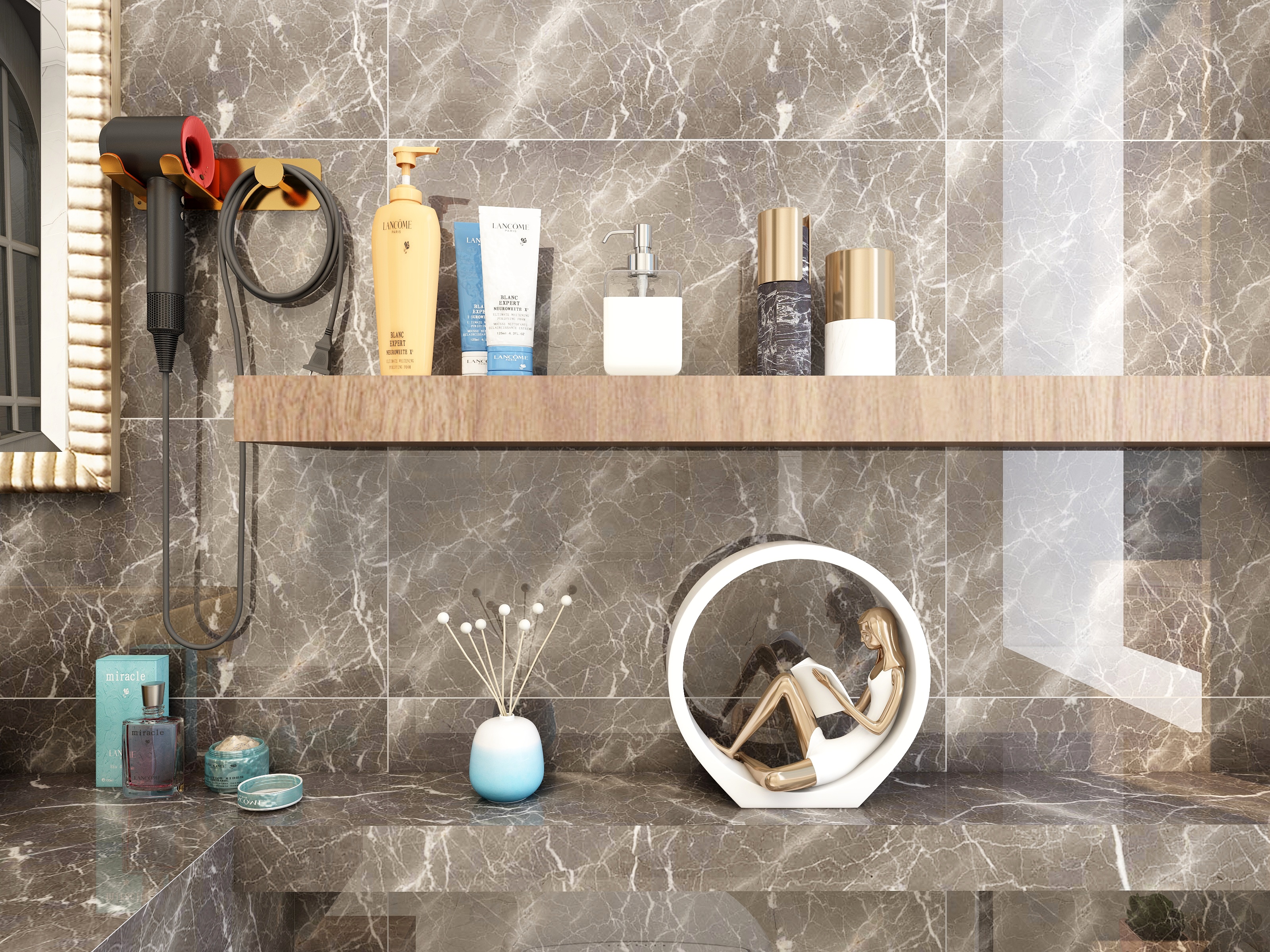 王瑛-质感而温馨的低奢生活装修效果图